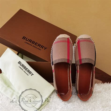 burberry slides cheap|burberry espadrille flats.